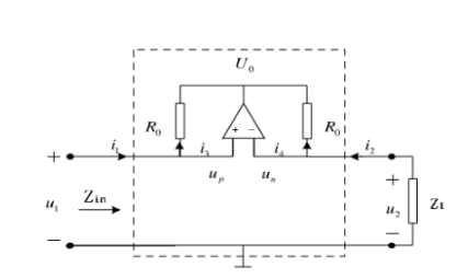 負(fù)阻抗變換器電路圖 負(fù)阻抗變換器電路圖